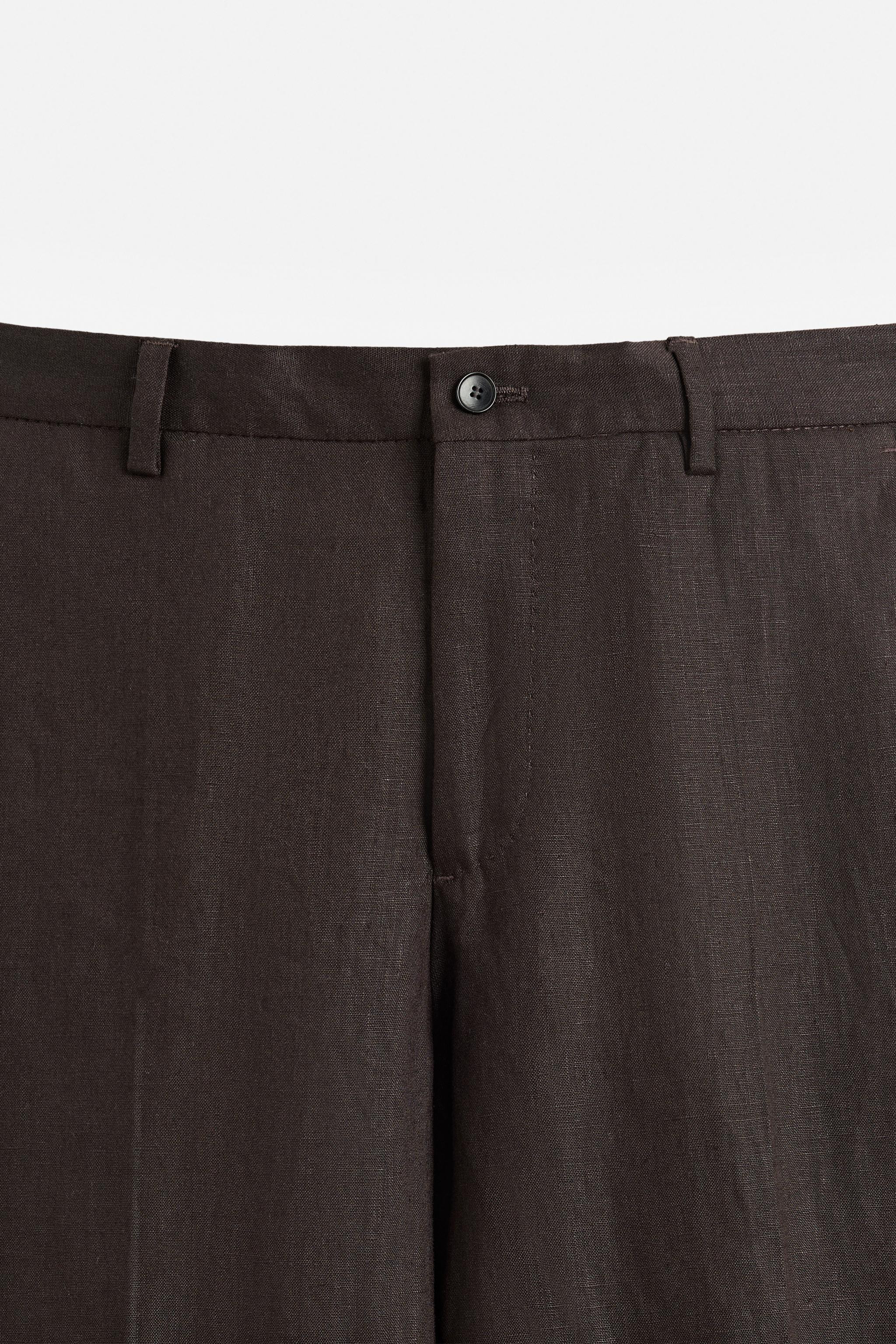 100% LINEN SUIT TROUSERS | Zara UK