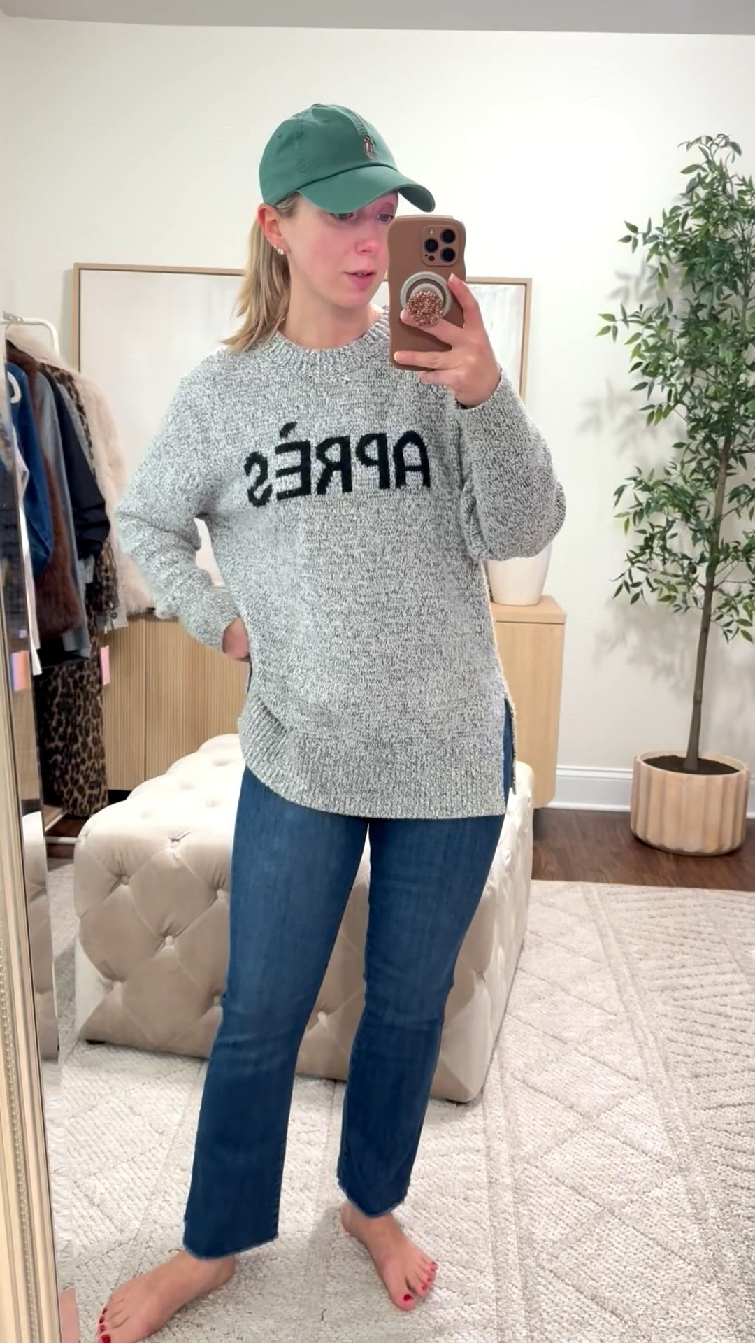 I grabbed my favorite jeans in this other wash an they’re on major sale! 💙 If between sizes, size down as they’re very stretchy! Sweater is 5+ years old 

Casual outfits, frame denim, petite outfits, styling outfits 

#LTKFindsUnder100 #LTKSaleAlert #LTKSeasonal