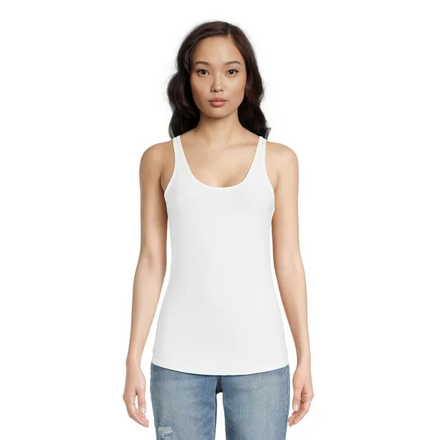 No Boundaries Scoop Neck Tank Top, Women's | Walmart (US)