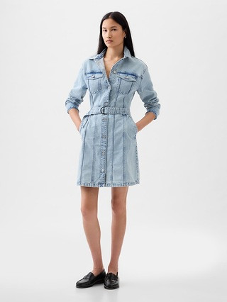 Belted Denim Mini Dress | Gap (US)