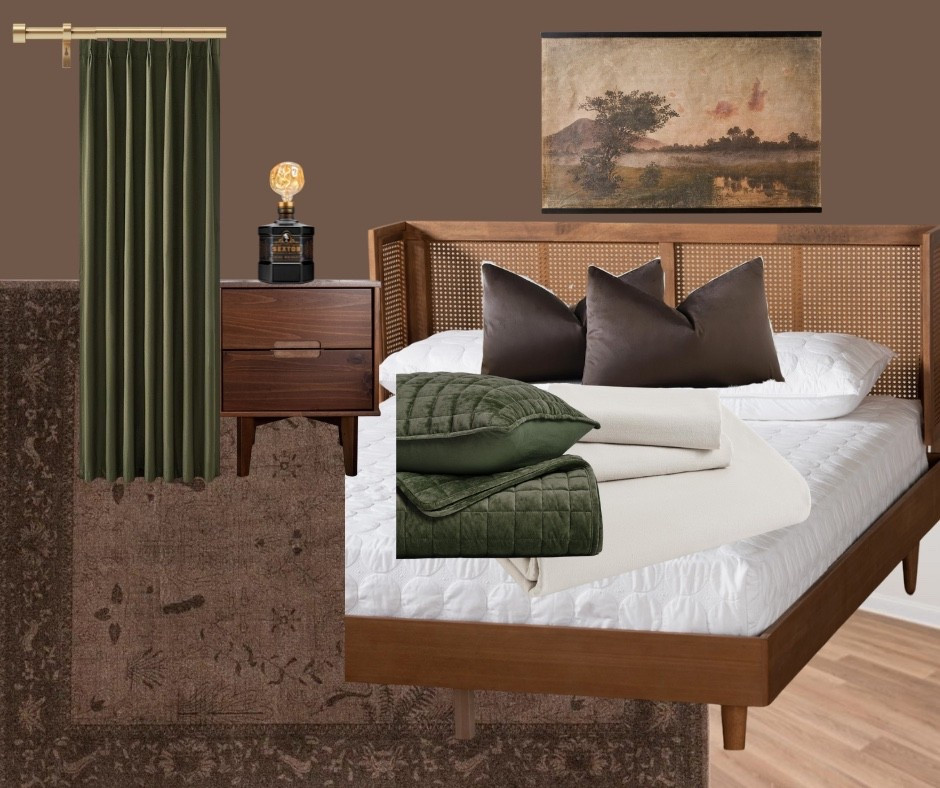 Moody and earthy bedroom decor

#LTKHome #LTKSeasonal
