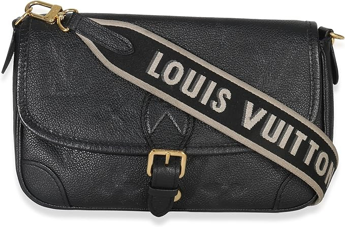 Amazon.com: Louis Vuitton, Pre-Loved Black Giant Monogram Empreinte Diane Bag, Black : Amazon Lux... | Amazon (US)
