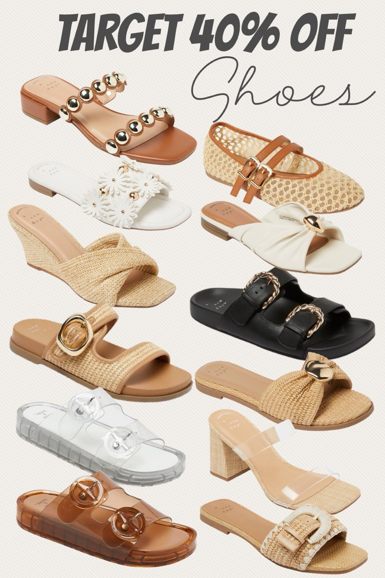 Sandals 40% off! 
.


#LTKOver40 #LTKSaleAlert #LTKSeasonal