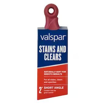 Valspar 2-in Reusable Natural Bristle- Polyester Blend Angle Paint Brush (Sash Brush) | Lowe's