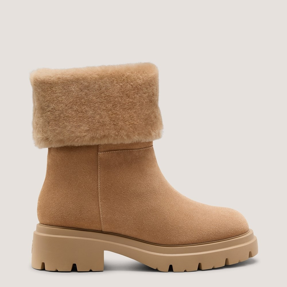 Hudson Shearling Bootie | Stuart Weitzman (US)