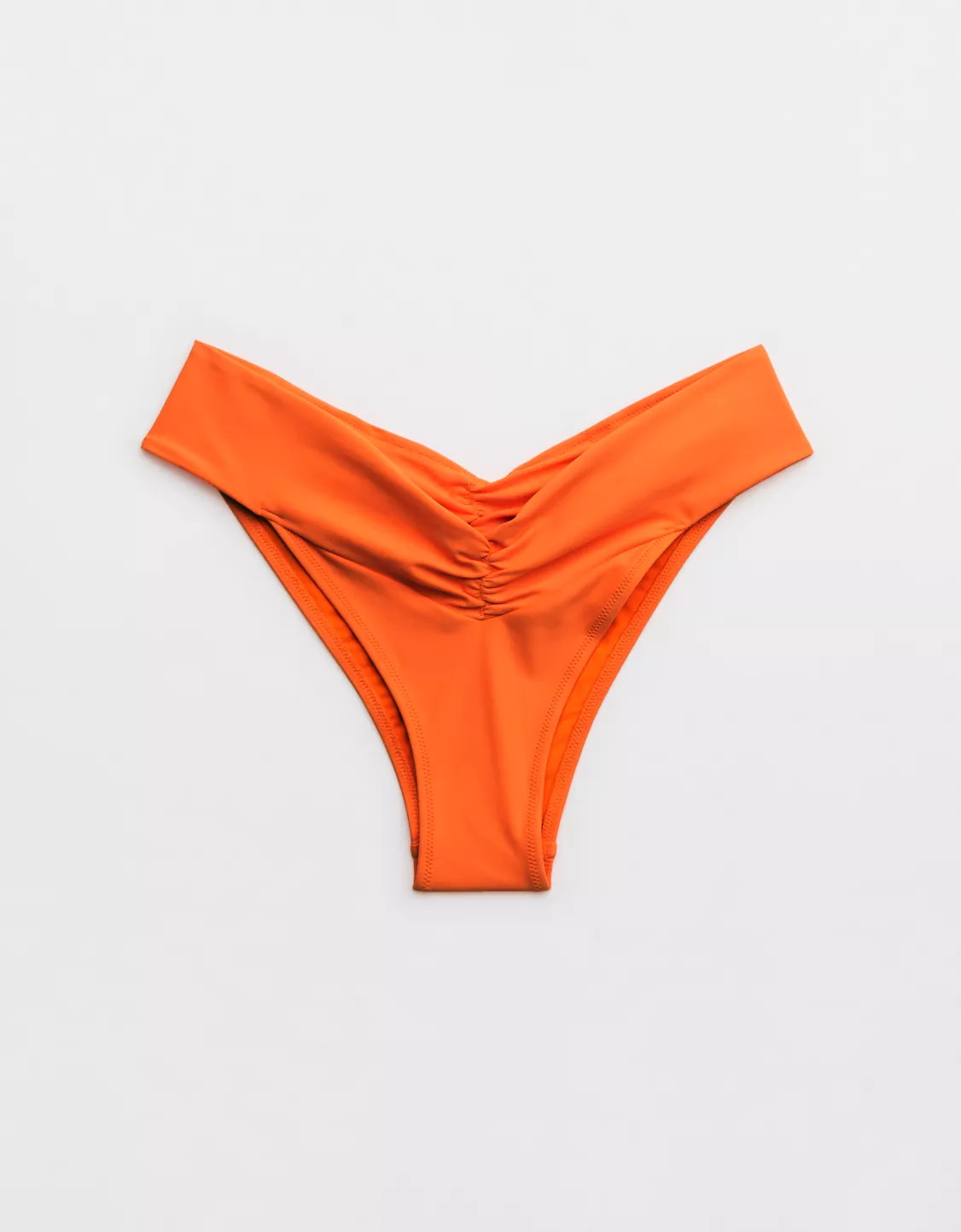 Aerie Ruched Cheeky Bikini Bottom | Aerie
