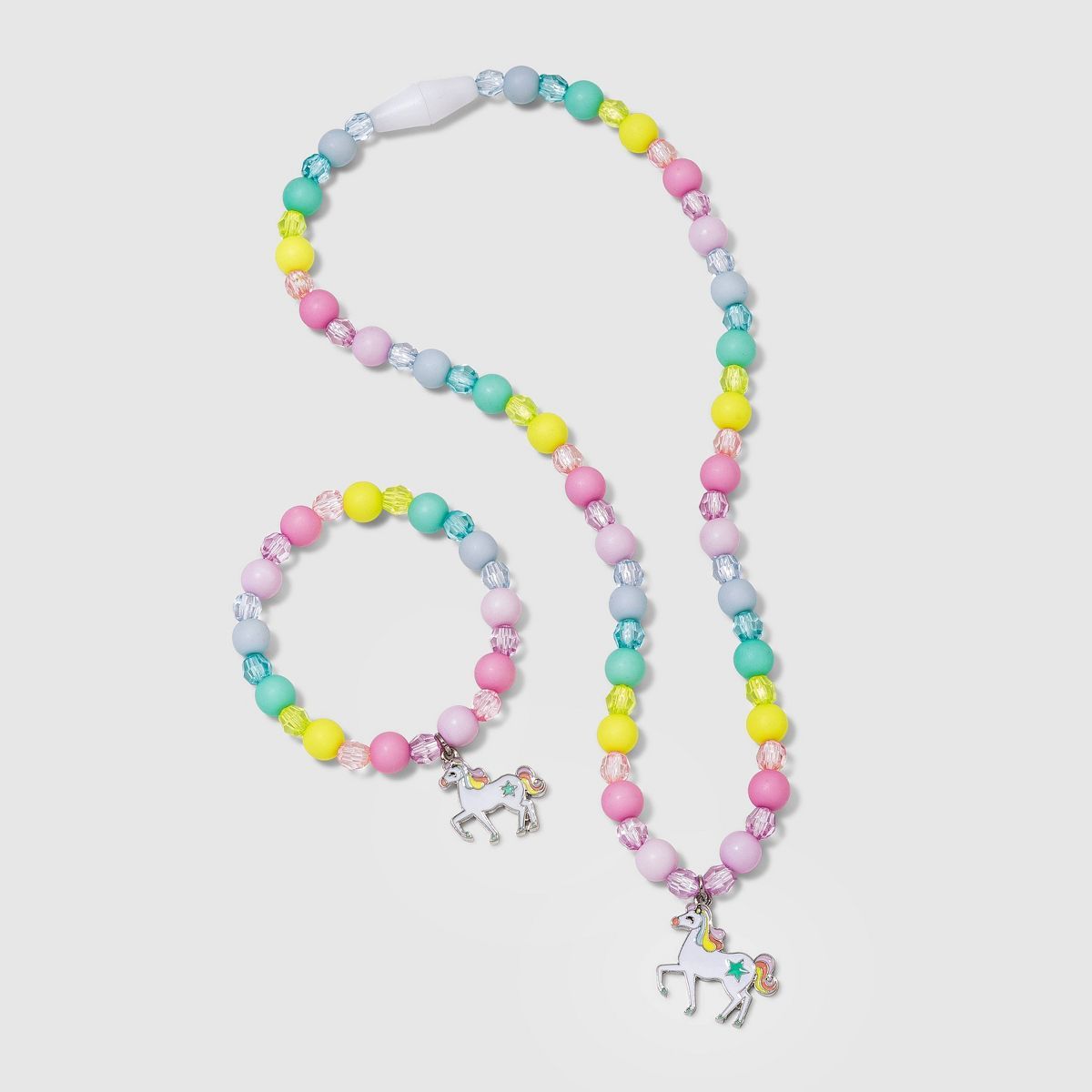 Toddler Girls' Unicorn Necklace and Bracelet Set - Cat & Jack™ | Target