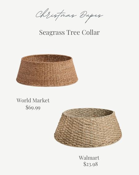 Seagrass woven christmas tree collar at an affordable price! Would be beautiful for neutral Christmas decor 🤎


#neutralhome #neutralhomedecor #homedecoronabudget #budgethomedecor #moderncottage #rustichome #vintagedecor #christmasdecor #neutralchristmas 

#LTKHoliday #LTKhome #LTKSeasonal