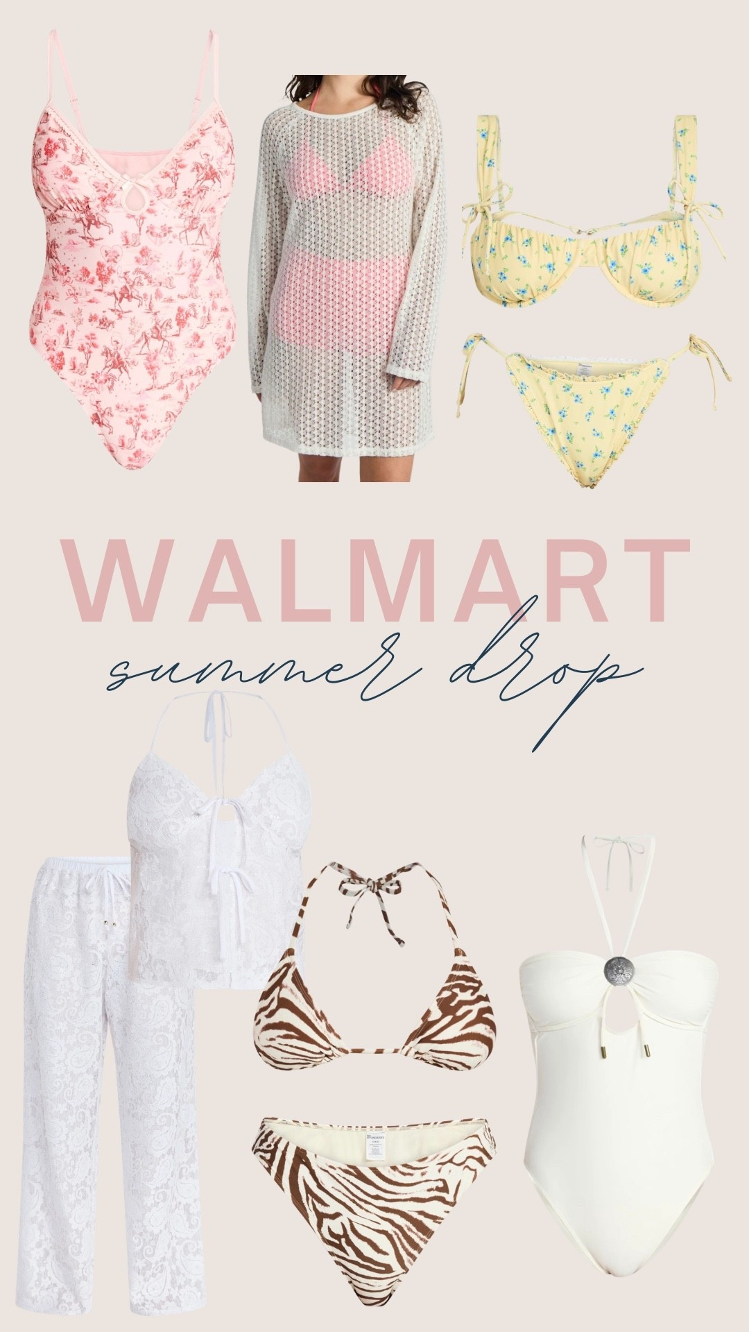 Walmart summer swim drop is so good this year !! The quality of their suits are awesome and they have a ton of options for such good prices !! 

#LTKSwim #LTKSpringSale #LTKSeasonal