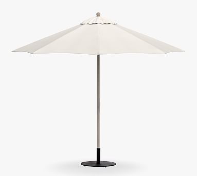 9' Round Outdoor Patio Umbrella – FSC® Eucalyptus Tilt Frame​ | Pottery Barn (US)