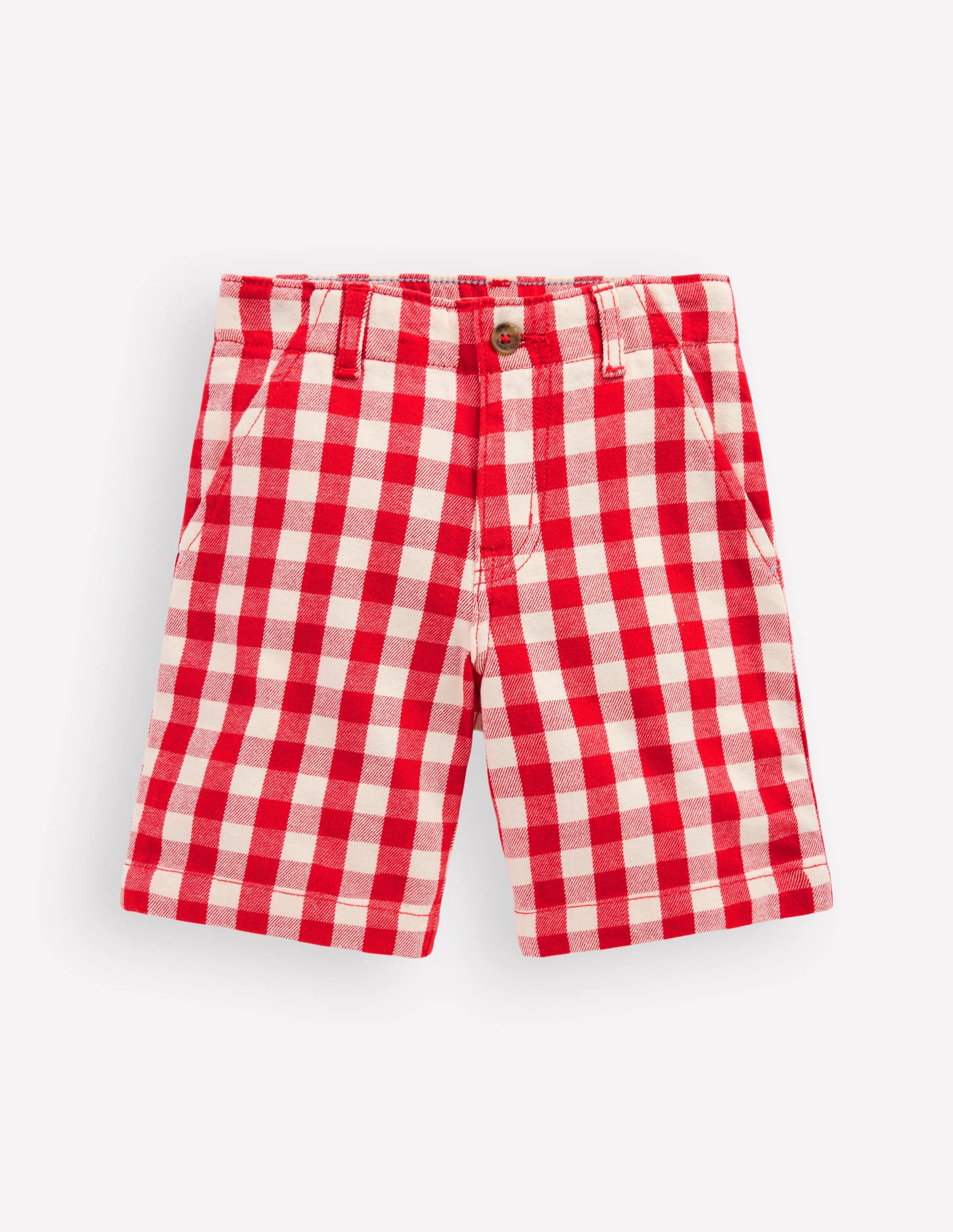 Smart Shorts-Red Gingham | Boden (US)