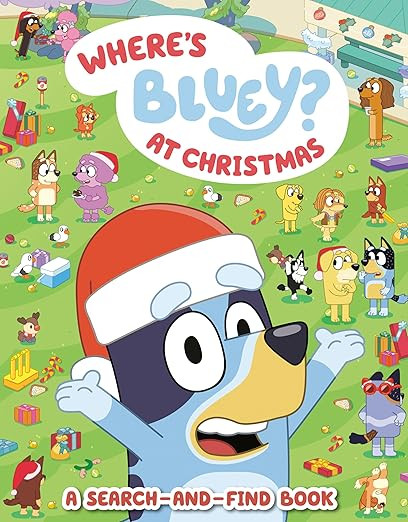 Where's Bluey? At Christmas: A Search-and-Find Book      Paperback – October 8, 2024 | Amazon (US)