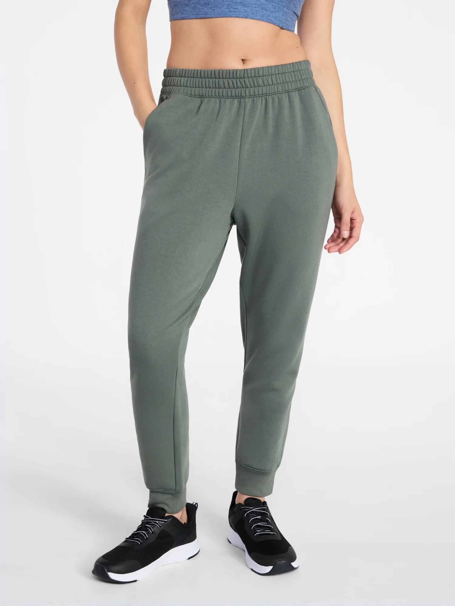 Athletic Works Women's and Women's Plus Super Soft Jogger Pants, 29" Inseam, Sizes XS-4X | Walmart (US)