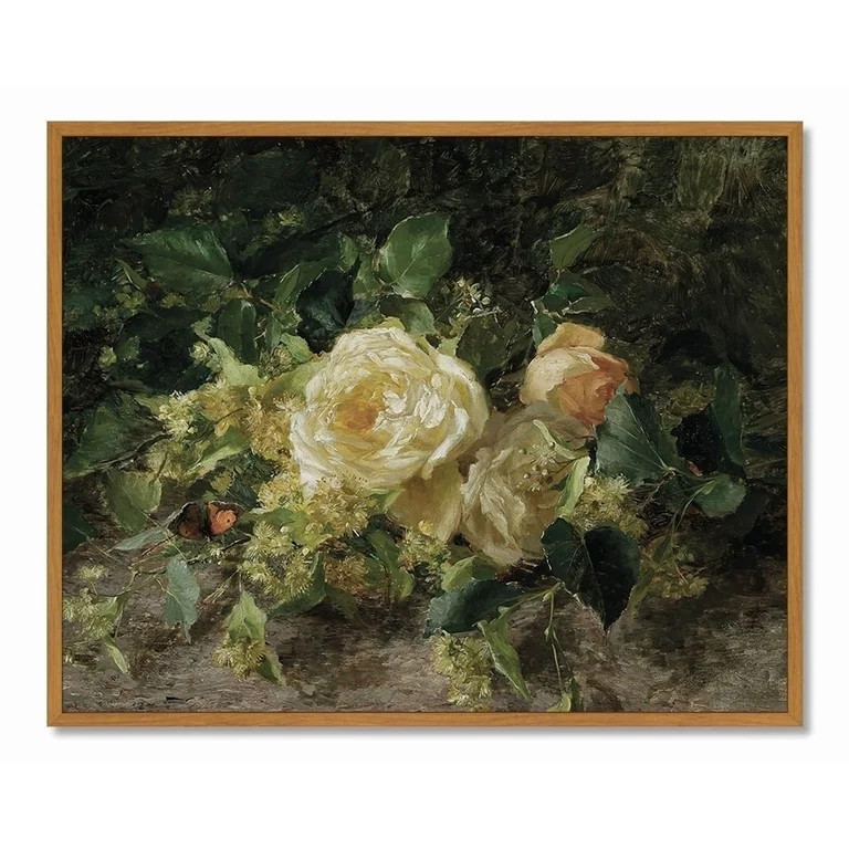 Drsoum vintage Retro Rose Wall Home Decor Flower Classic Prints Kitchen Bathroom Office Decor 8x1... | Walmart (US)