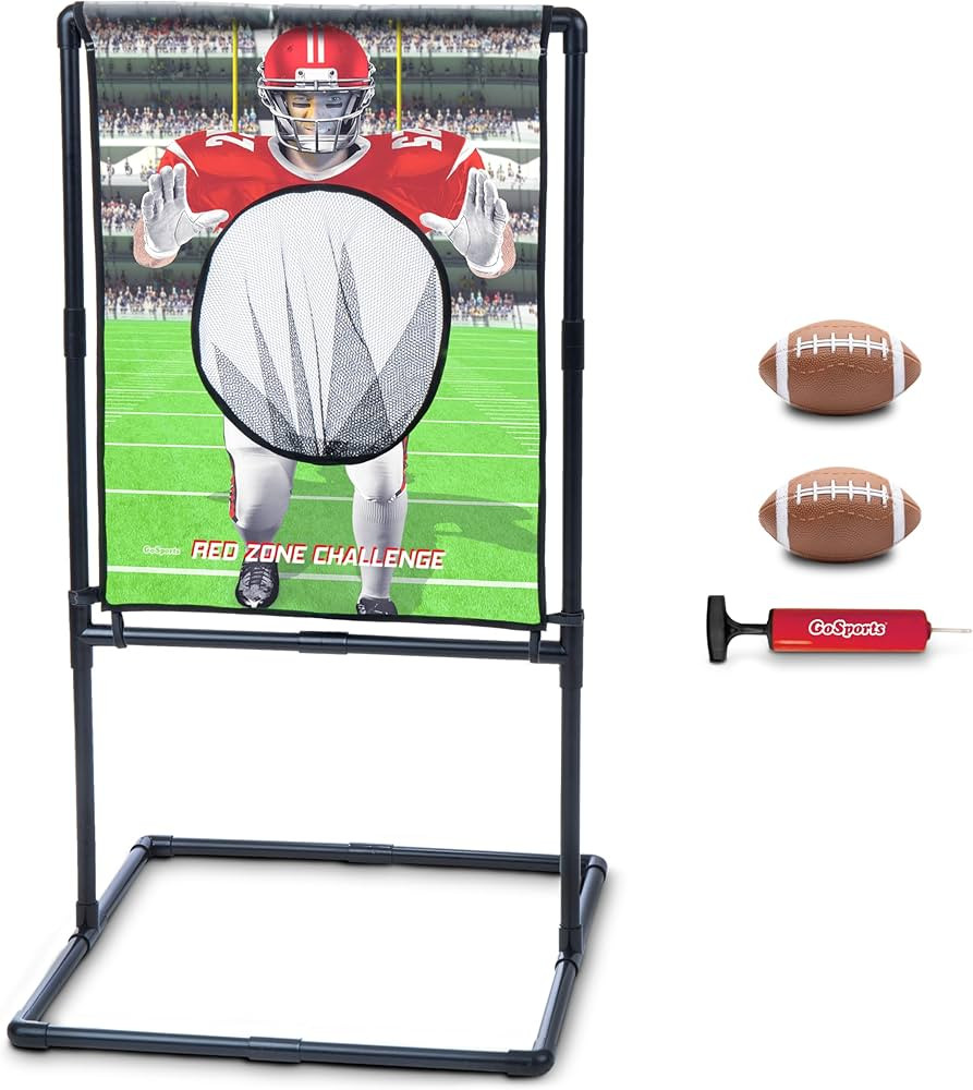 GoSports Red Zone Challenge Football Toss Game for Kids - Football Throwing Target with 2 Inflata... | Amazon (US)