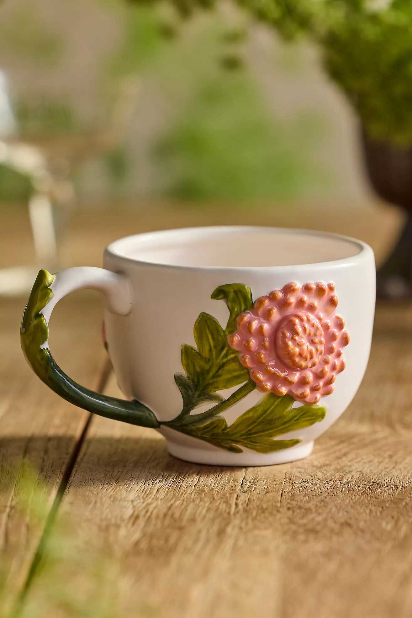 Flower of the Month Stoneware Mug | Anthropologie (US)