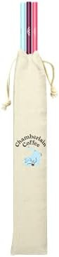 Chamberlain Coffee Eco-friendly Stainless Steel Straws Made from Sustainable Materials, Reusable ... | Amazon (US)