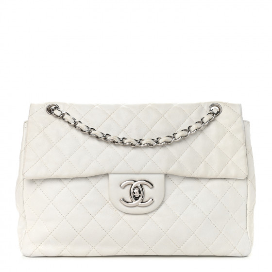 CHANEL

Caviar Quilted Maxi Single Flap White | Fashionphile
