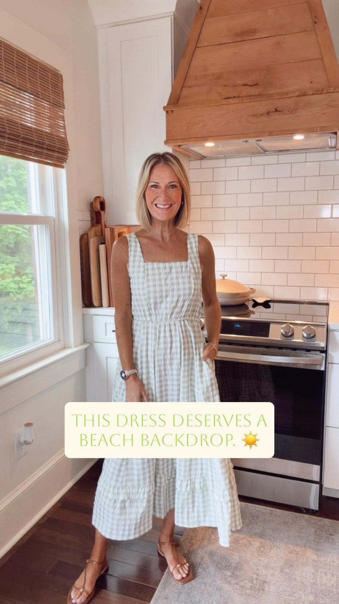Easy throw-on-and-go gingham midi dress that’s soft, lightweight, and perfect for staying cool on hot summer days. Pair with sandals, sneakers, or a denim jacket for a cute casual look you’ll wear on repeat.

#LTKootd #LTKgrwm #LTKPetite