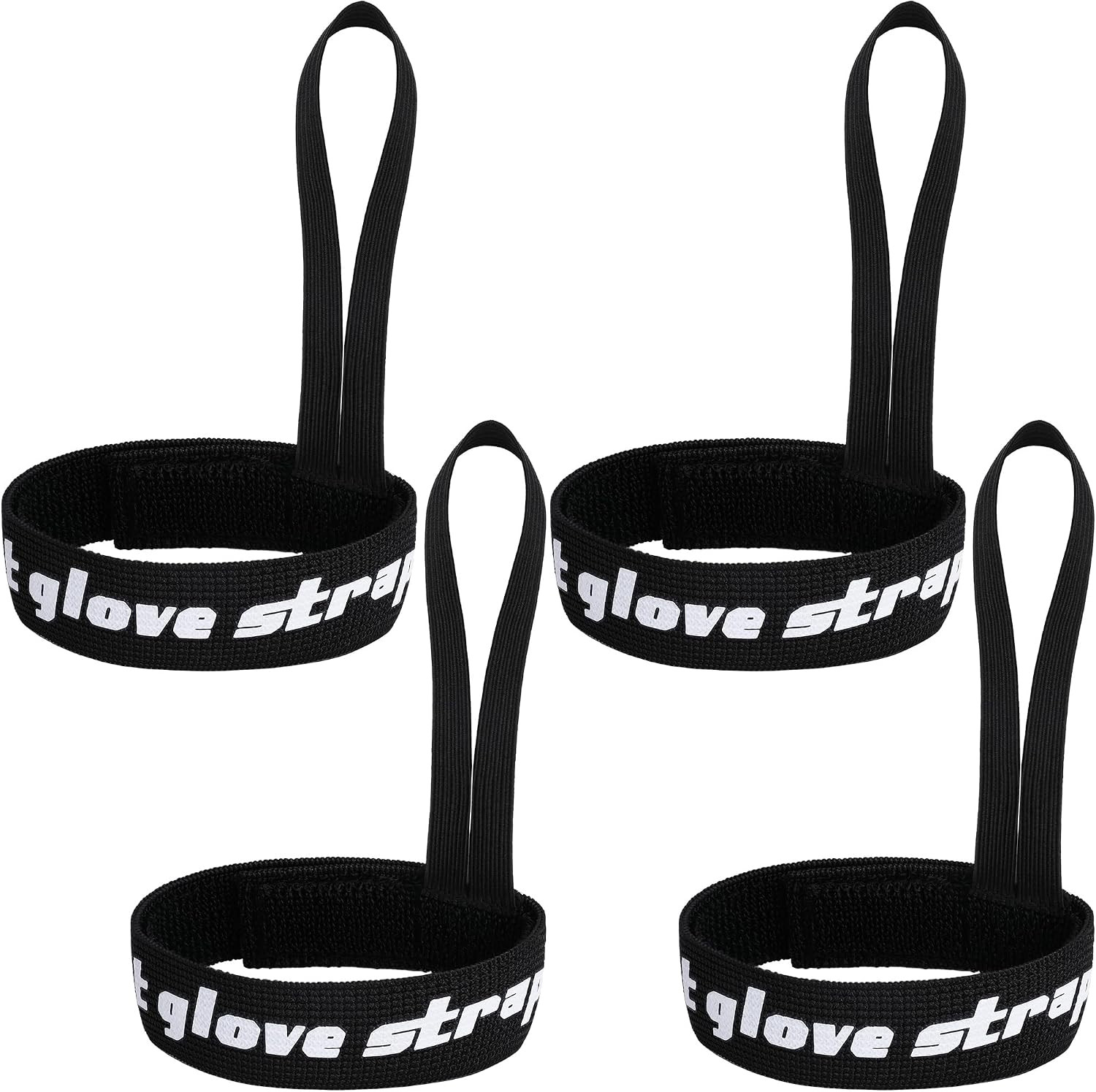 RunNico 4pcs Sport Glove Safety Strap - Elastic Ski Glove Leash Holder - Ski Gloves Leash Handcuf... | Amazon (US)