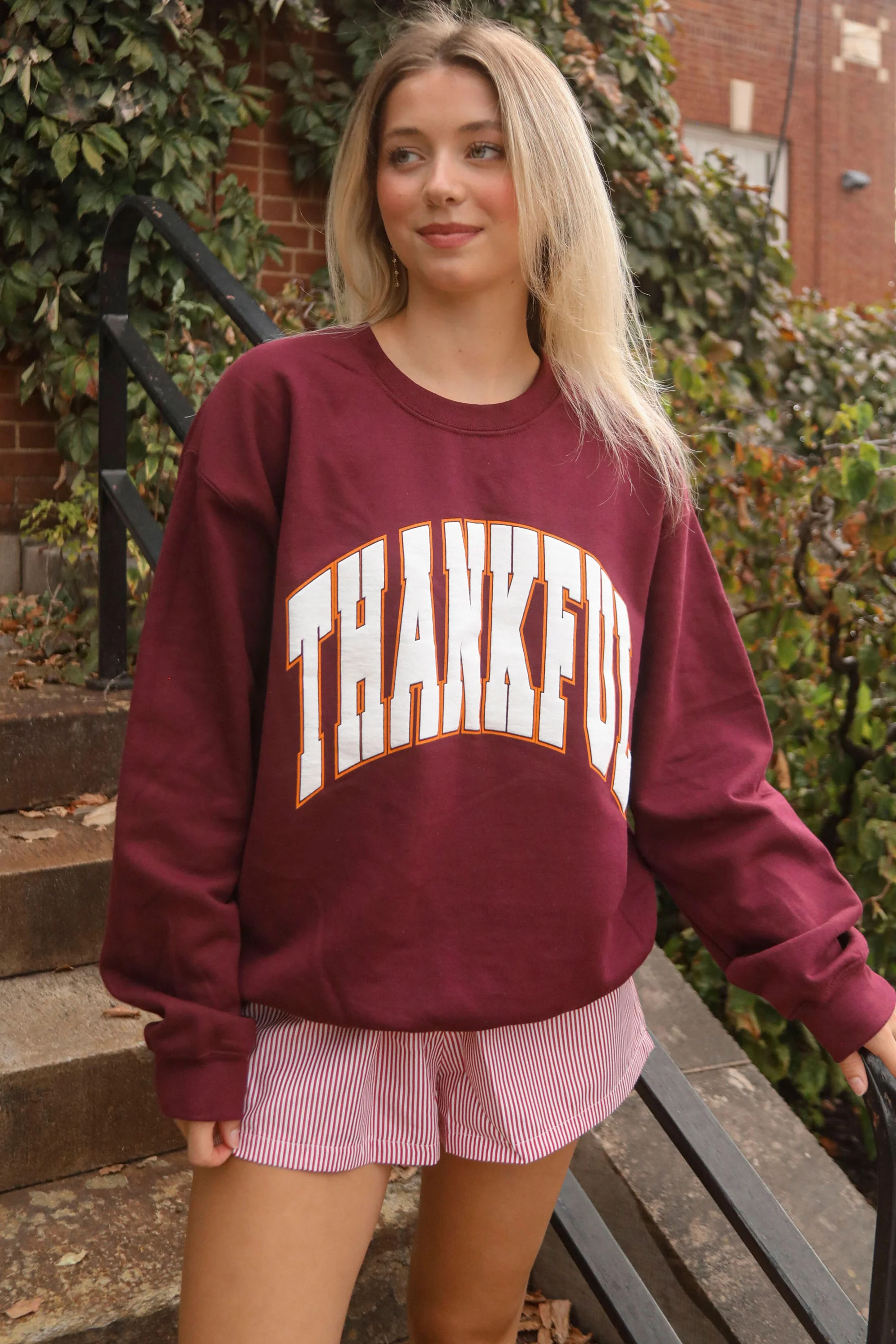 charlie southern: thankful sweatshirt | RIFFRAFF