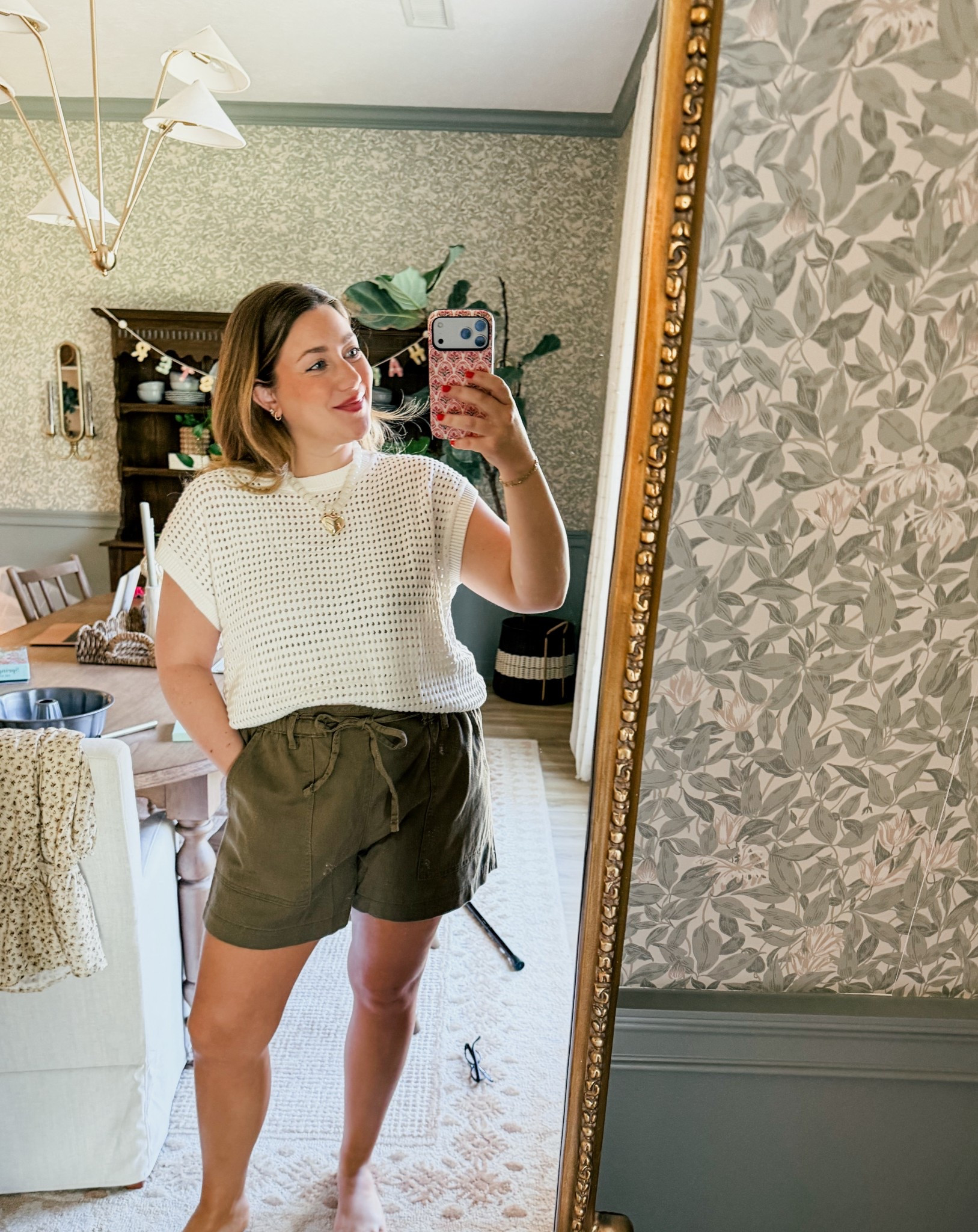 Sized up to XL in these cute Walmart drawstring shorts! 

#LTKOver40 #LTKootd #LTKMidsize