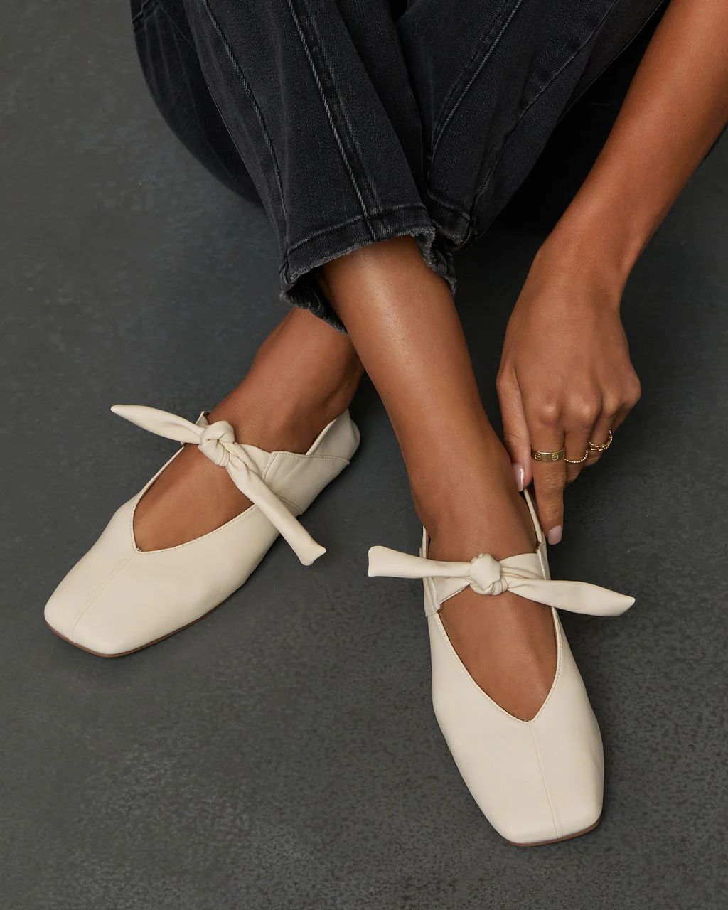 Take My Hand Knotted Ballet Flats | VICI Collection