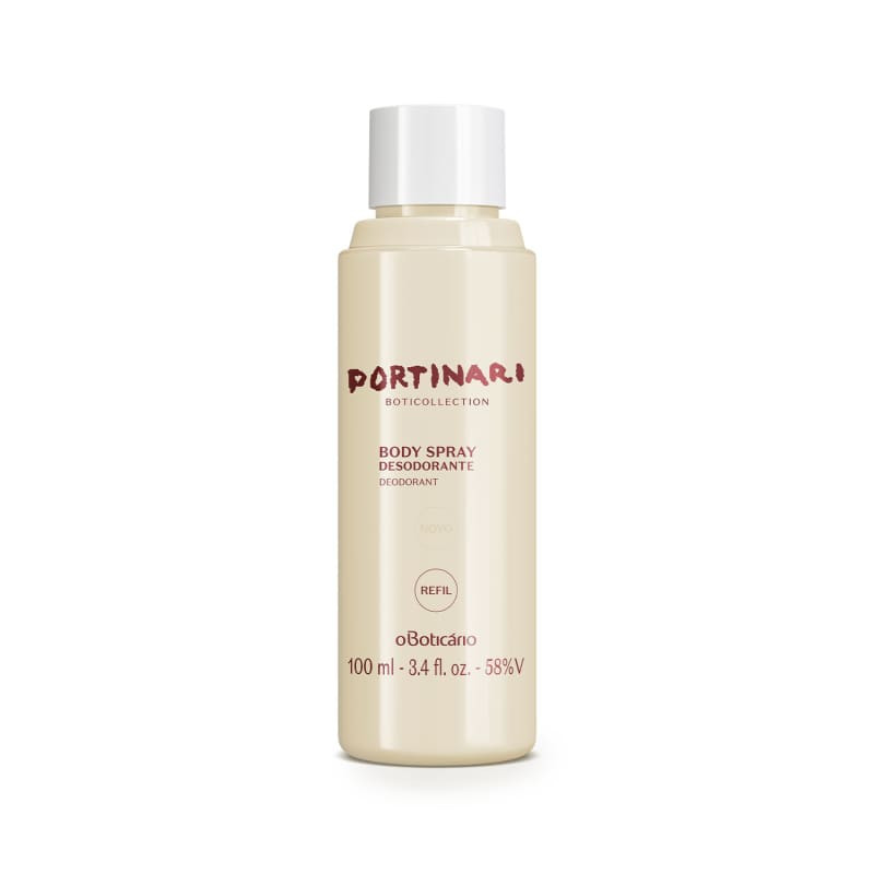 Refil Desodorante Body Spray Boticollection Portinari 100ml | oBoticario (BR)