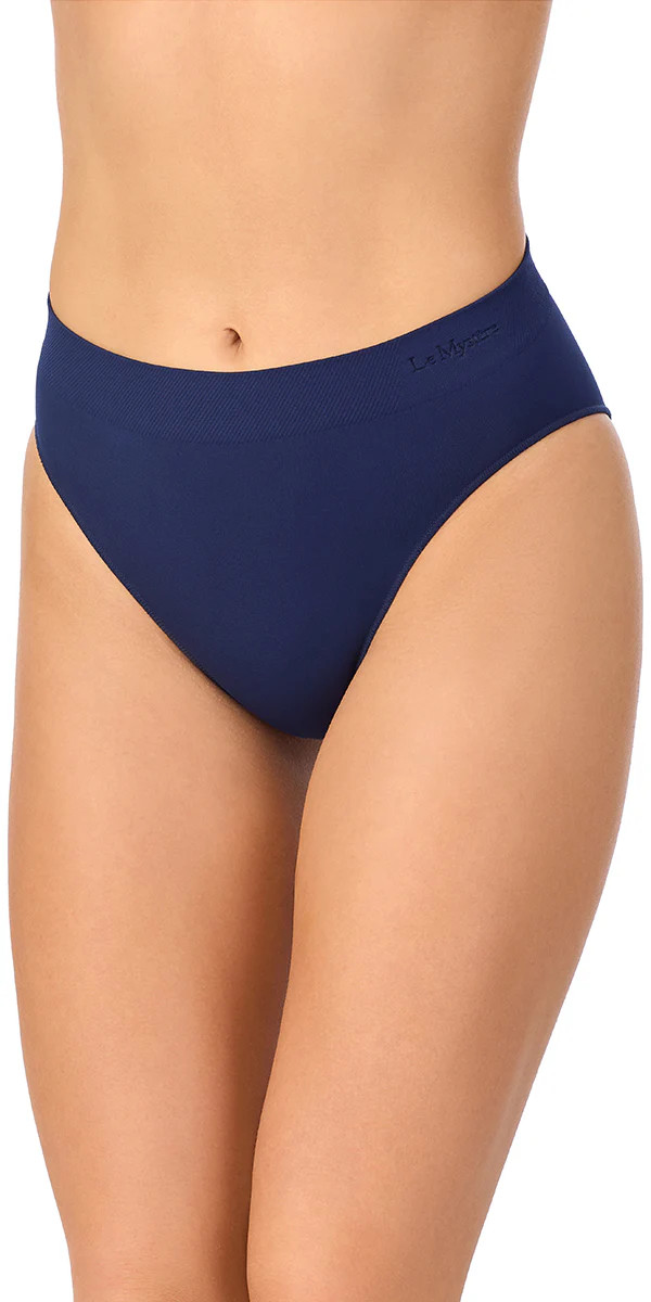 Seamless Comfort Bikini - True Navy | Le Mystère