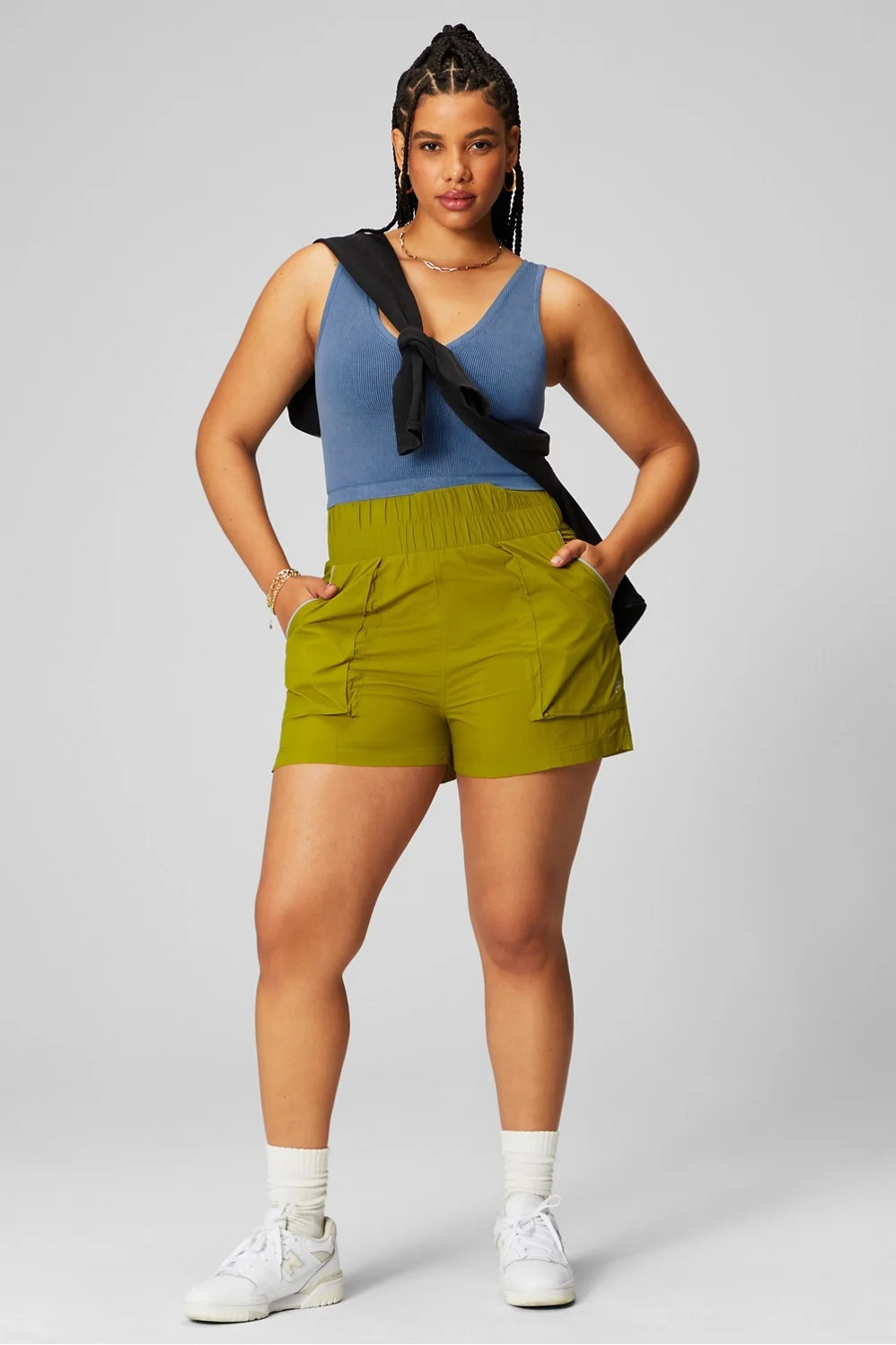 Cloud Seamless V-Neck Crop Tank | Fabletics - North America