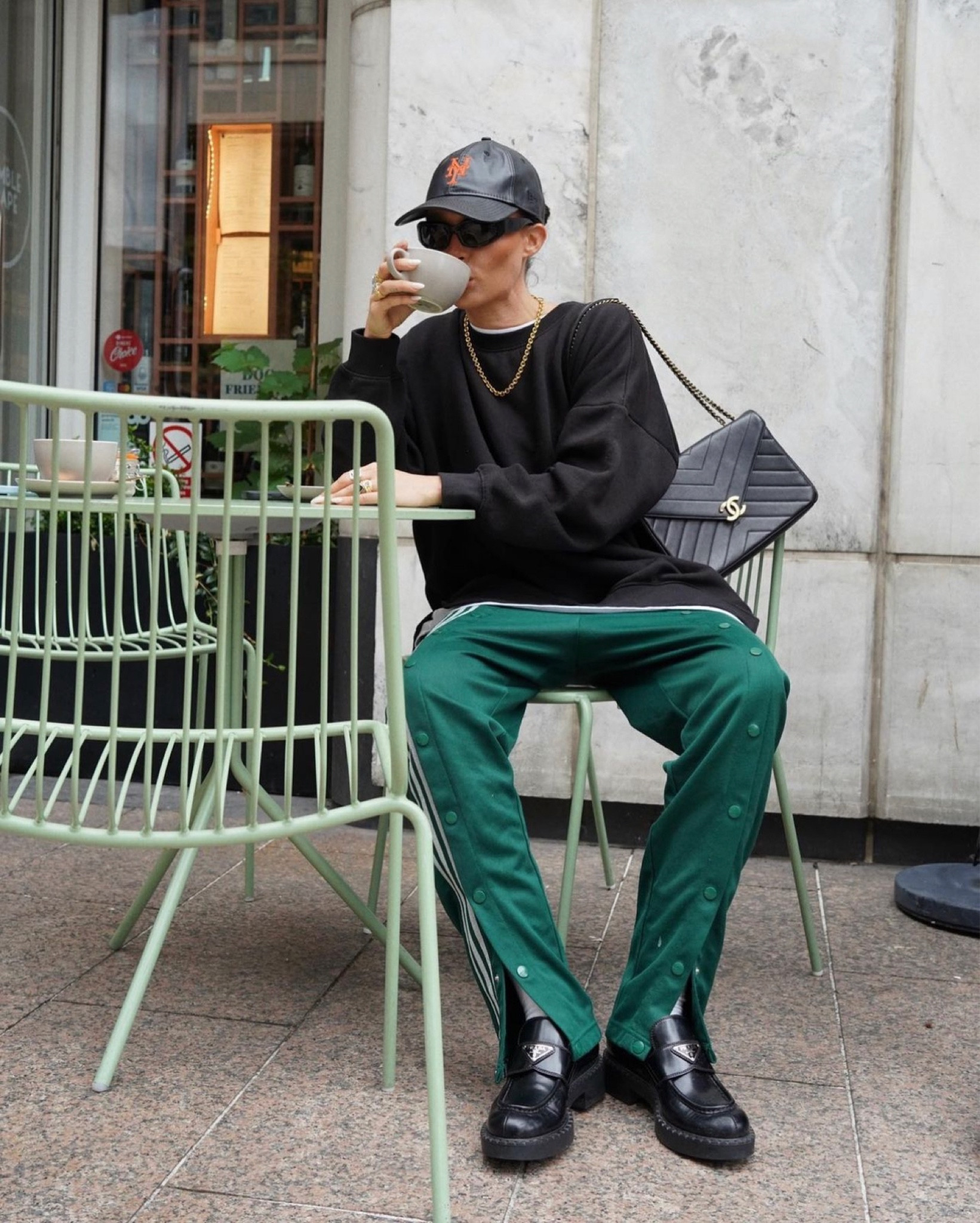 トップス vintage adidas REMAKE docking Foodie adidas 70s Top - Blue | adidas UAE