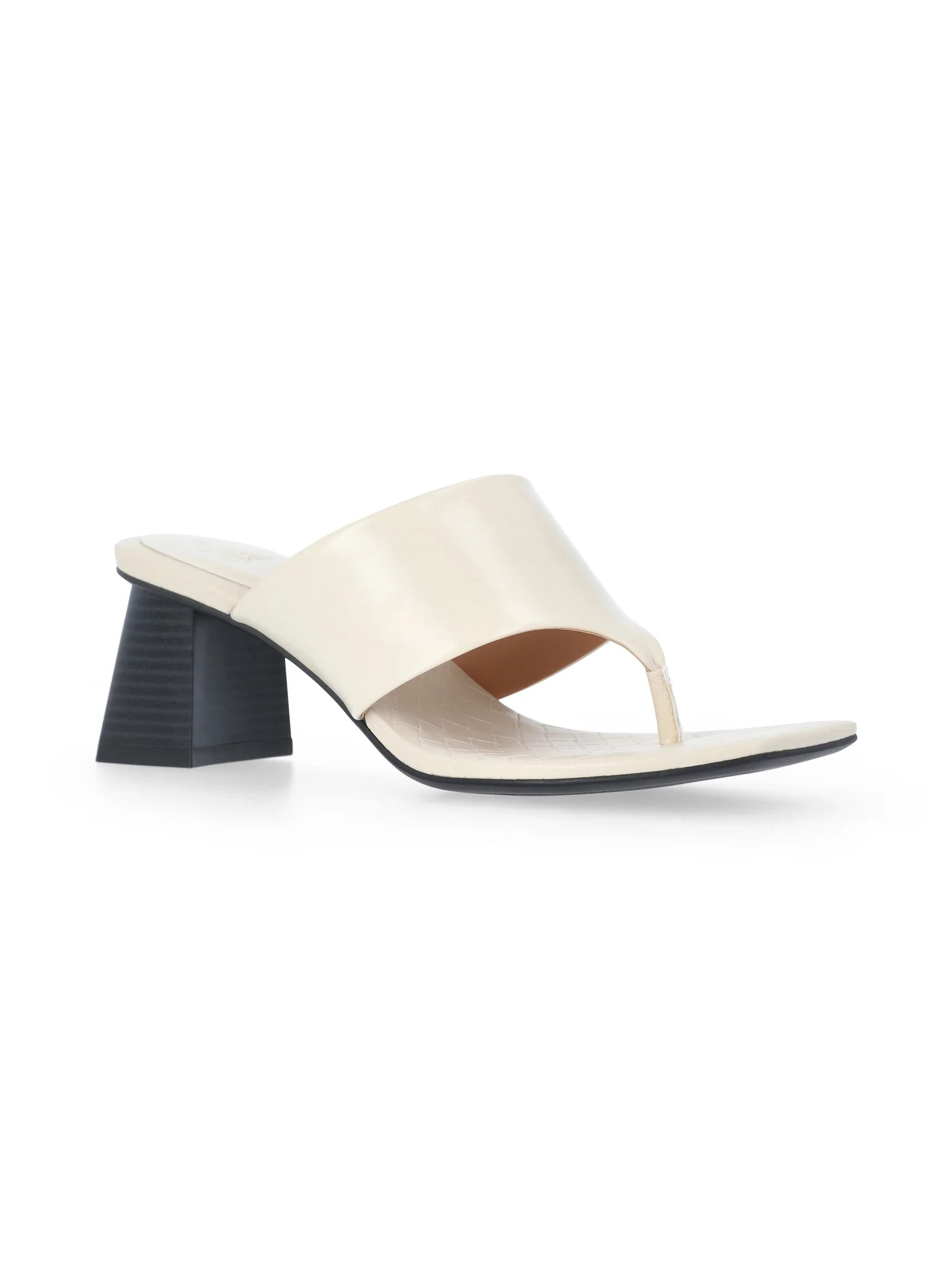 Time and Tru Women's Heeled Thong Sandals | Walmart (US)