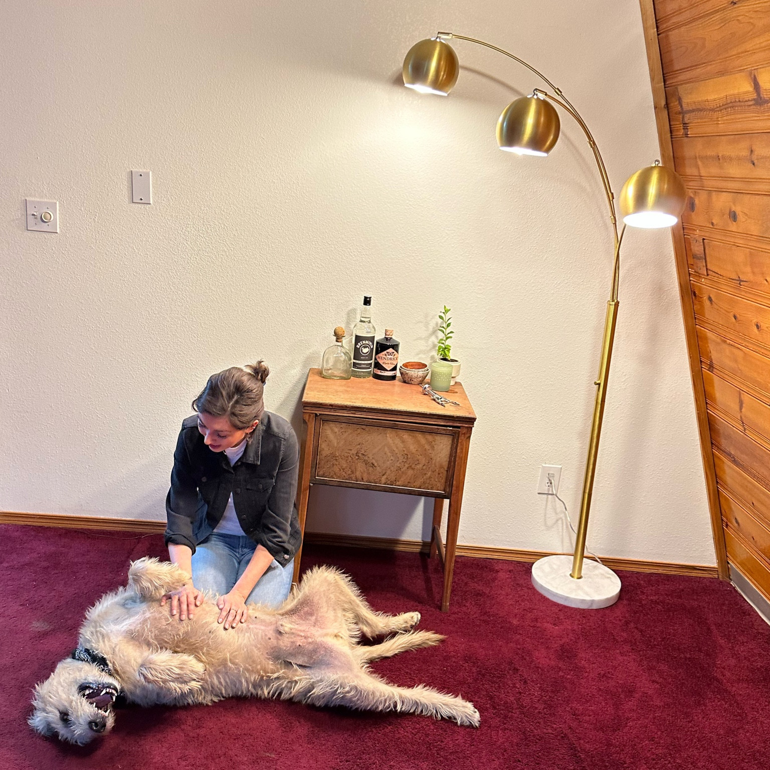 Cloudy boy loving our carpet 

#LTKhome