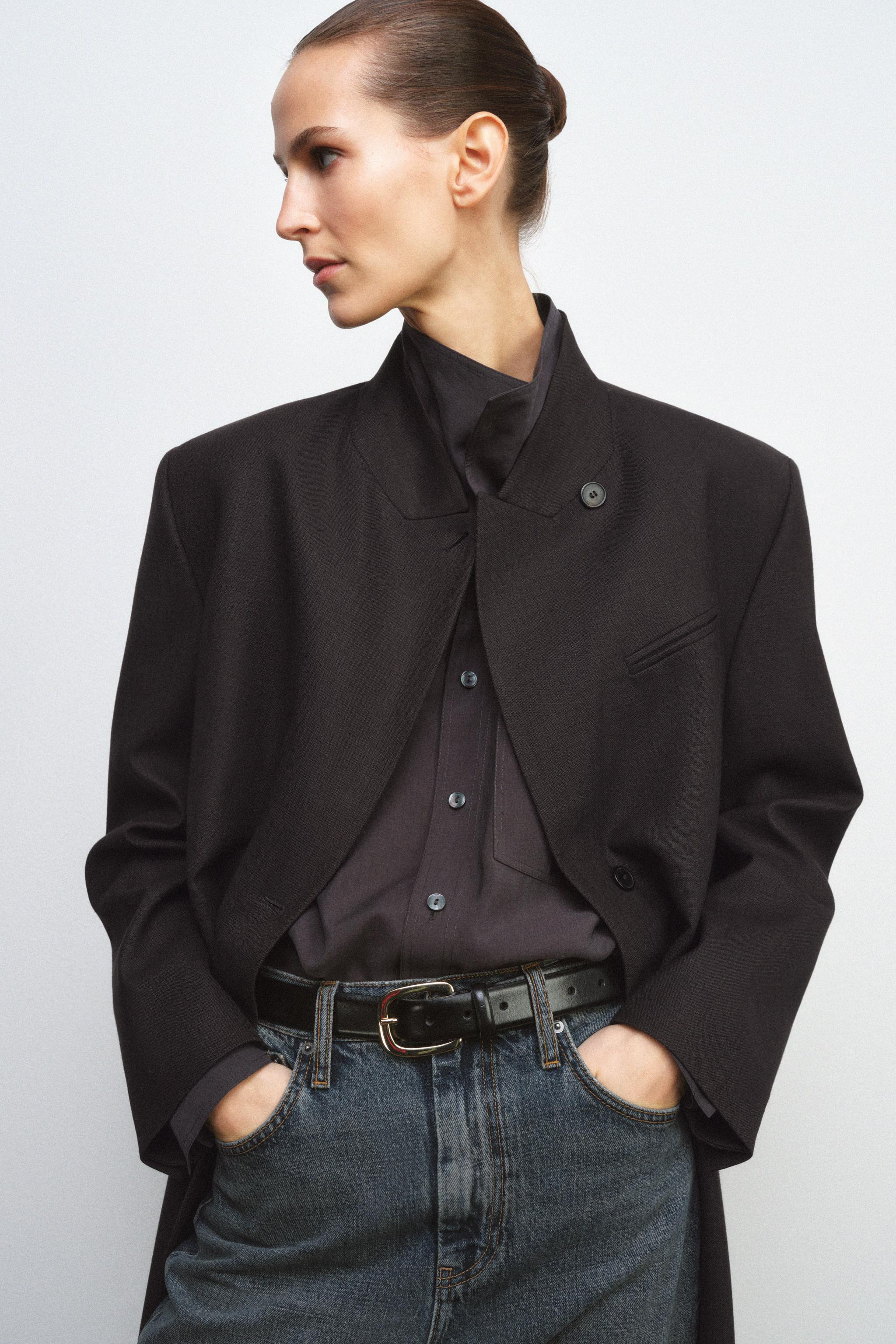 ZW COLLECTION LIMITED EDITION WOOL BLEND FROCK COAT | Zara US