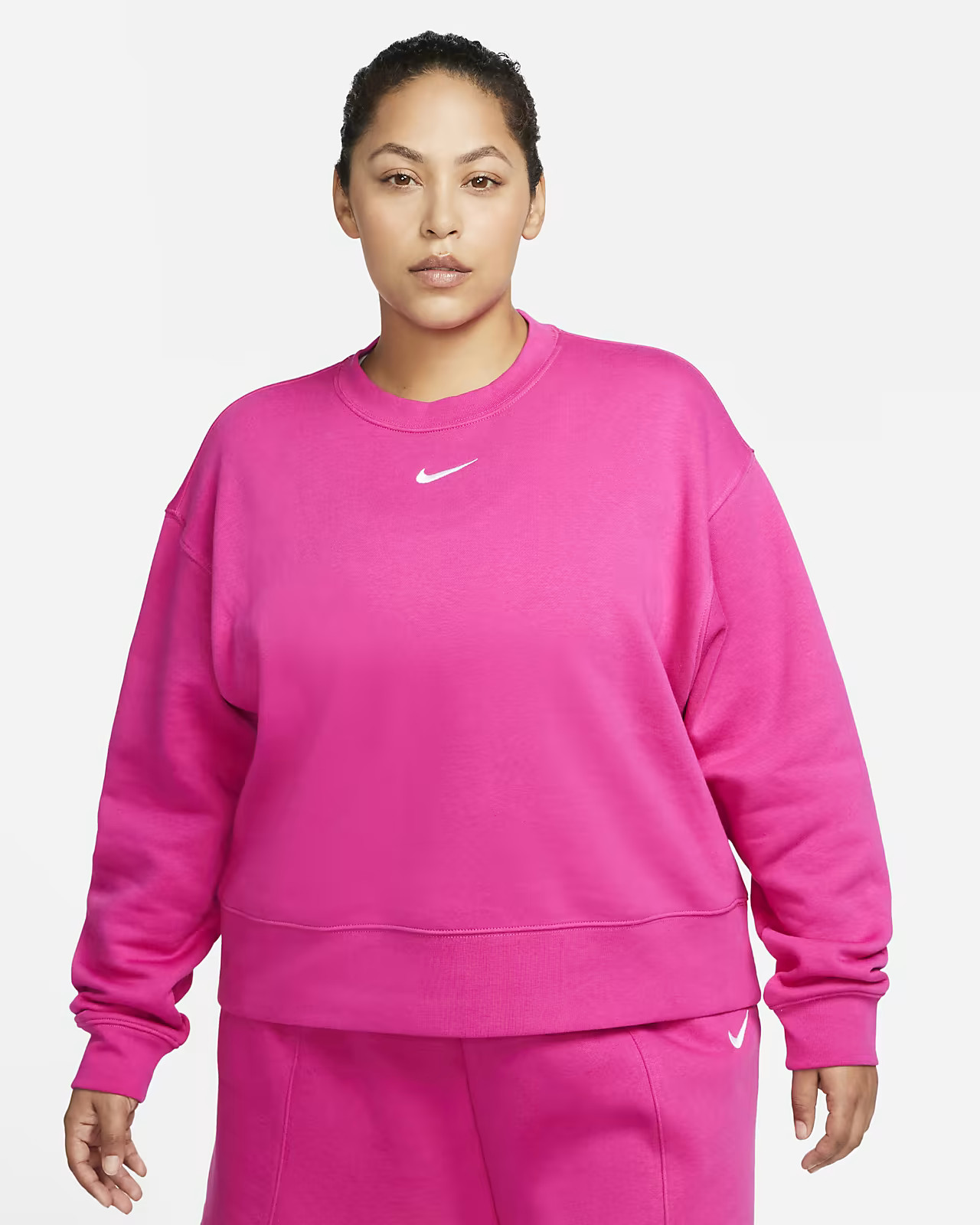 Women's Oversized Fleece Crew (Plus Size) | Nike (US)