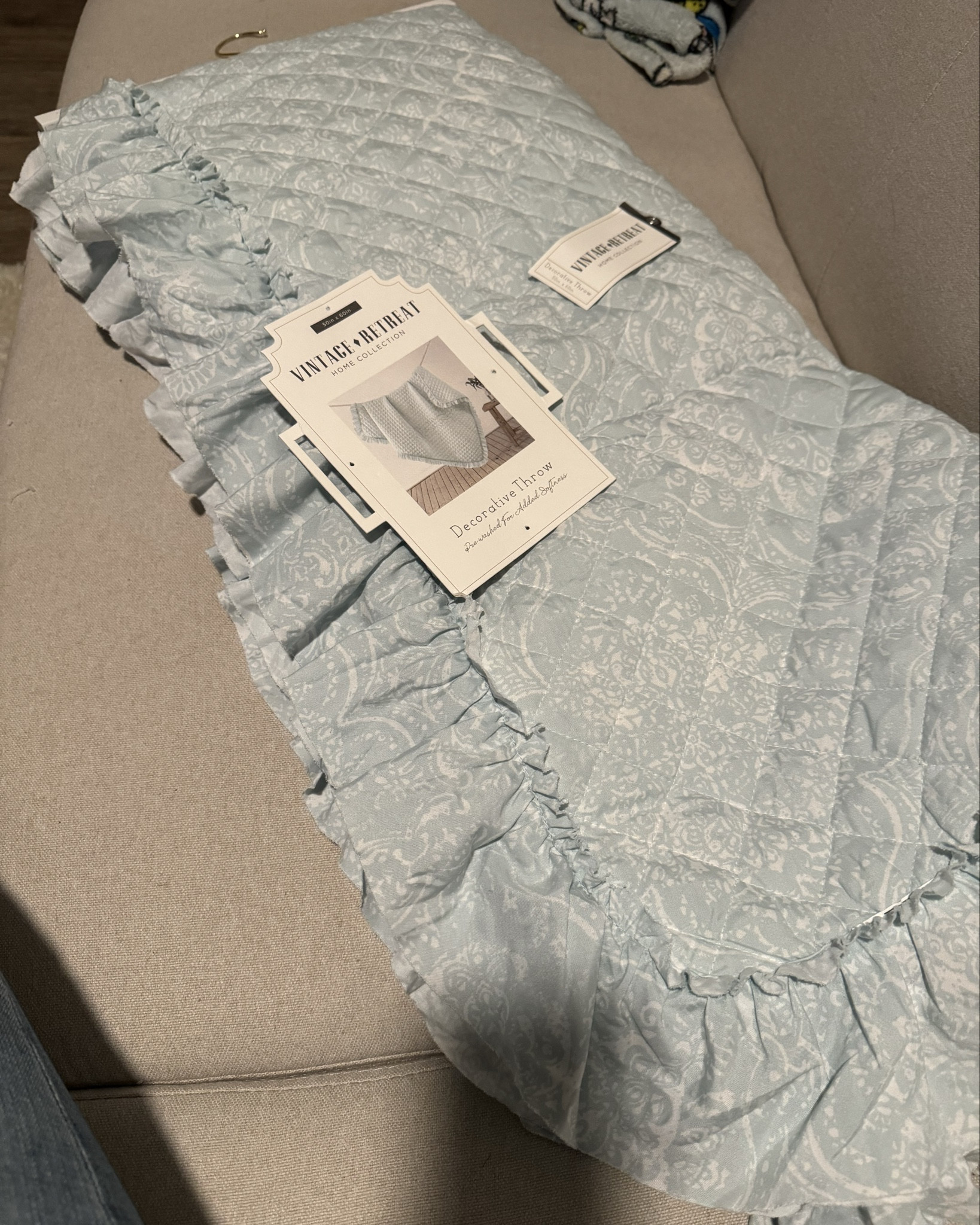 Blankets in the spring or in summer just have to be just enough meaning not too hot 🥵 !!!

But I need it to be soft and comfy !! This blanket is perfect 🤩 for the spring and summer 🤞🏽Netflix & Chill 😏
Wayfair carries Vintage Retreat sometimes but this one below is exactly the same feel as mine 🤗

#LTKhome #LTKGiftGuide