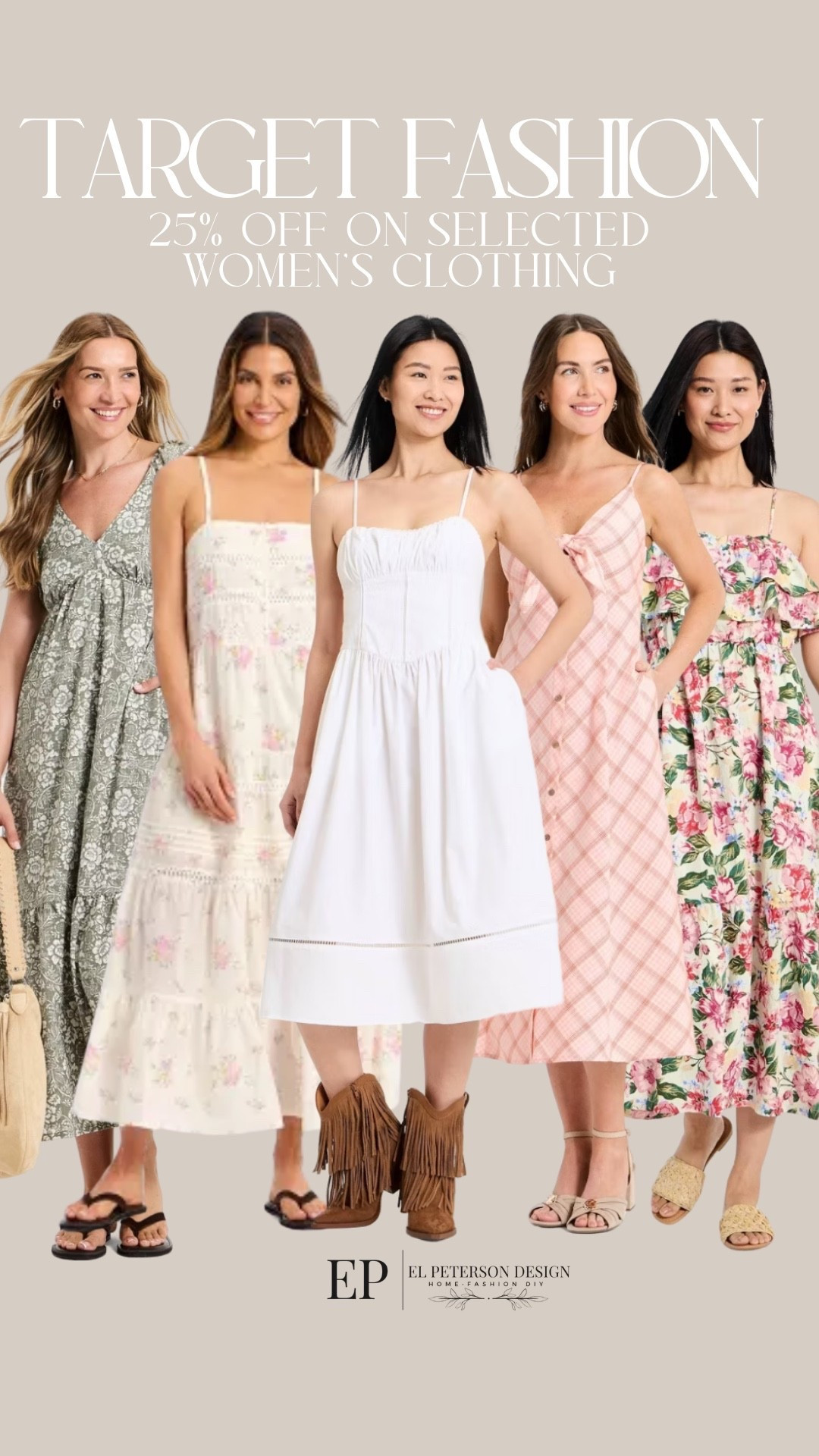 Target
Last Day 
25% off selected women’s clothing dresses 

#LTKSaleAlert