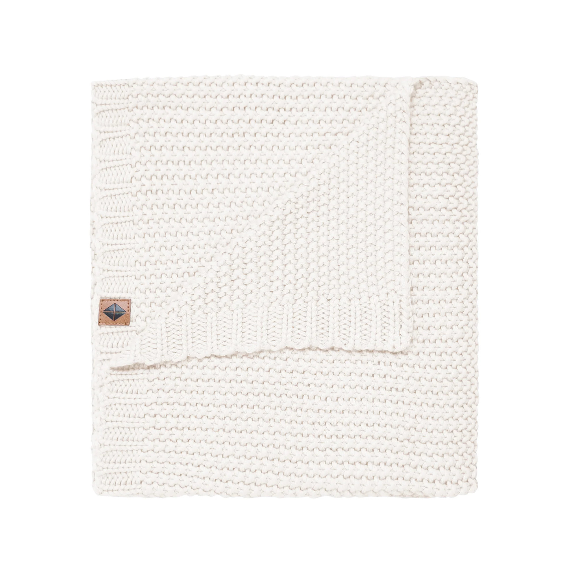Chunky Knit Baby Blanket in Cloud | Kyte BABY