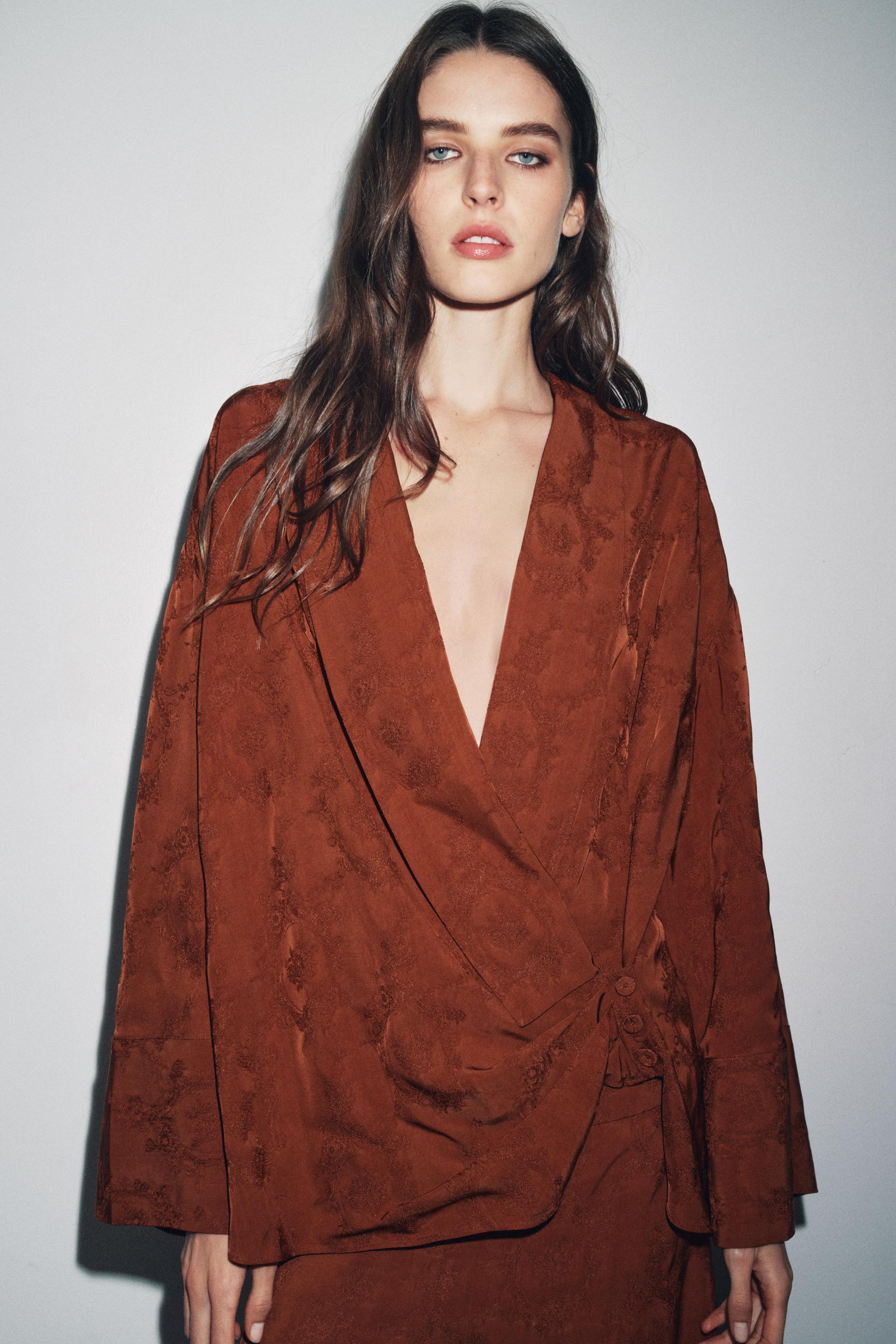 JACQUARD KIMONO ZW COLLECTION | Zara UK