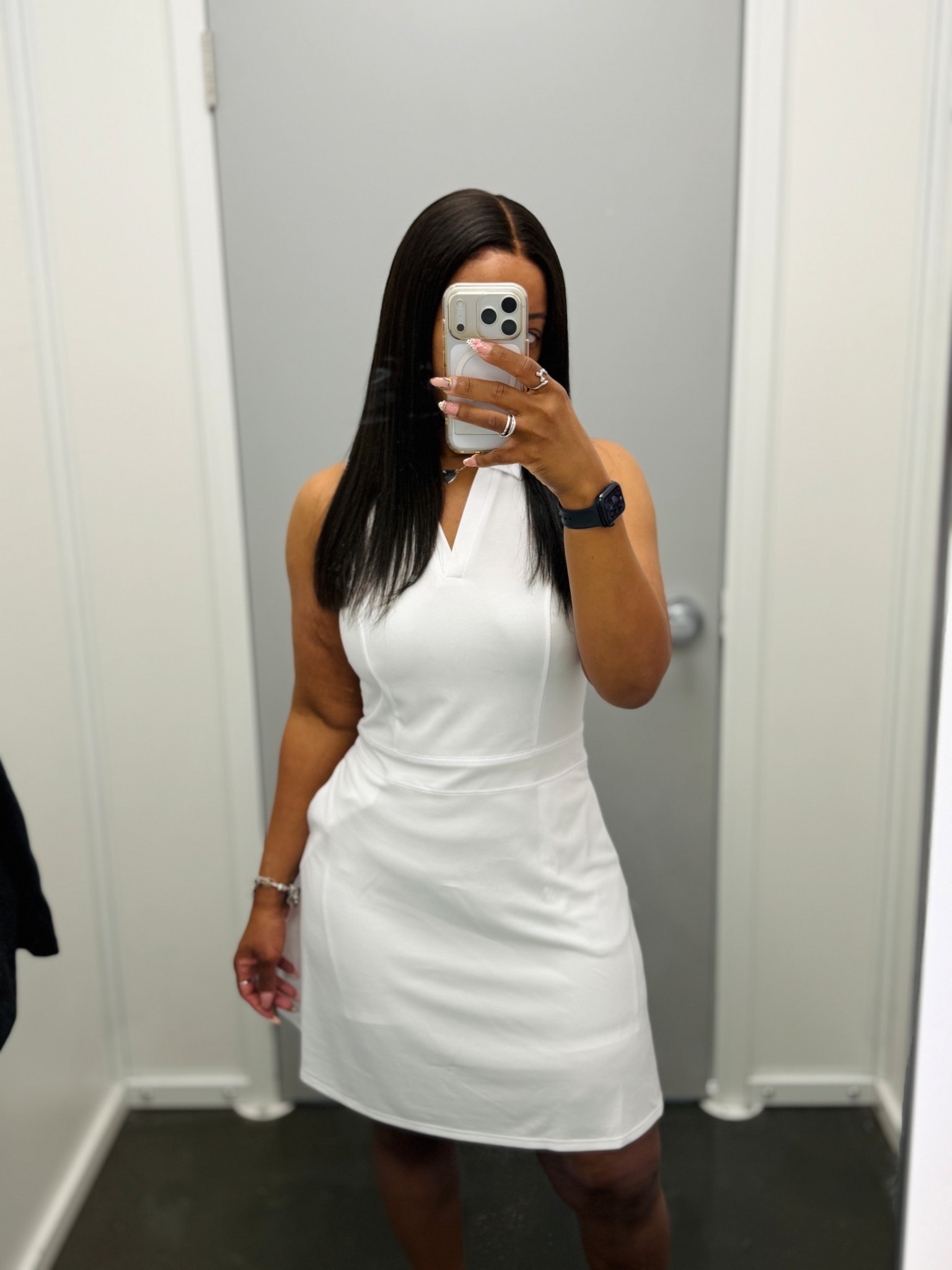 This line right now is ONLY available in store. The price for this dress is $26

Wearing a size small, comes with detachable shorts. This color definitely shows more but very lightweight. 

#LTKActive #LTKPetite #LTKU