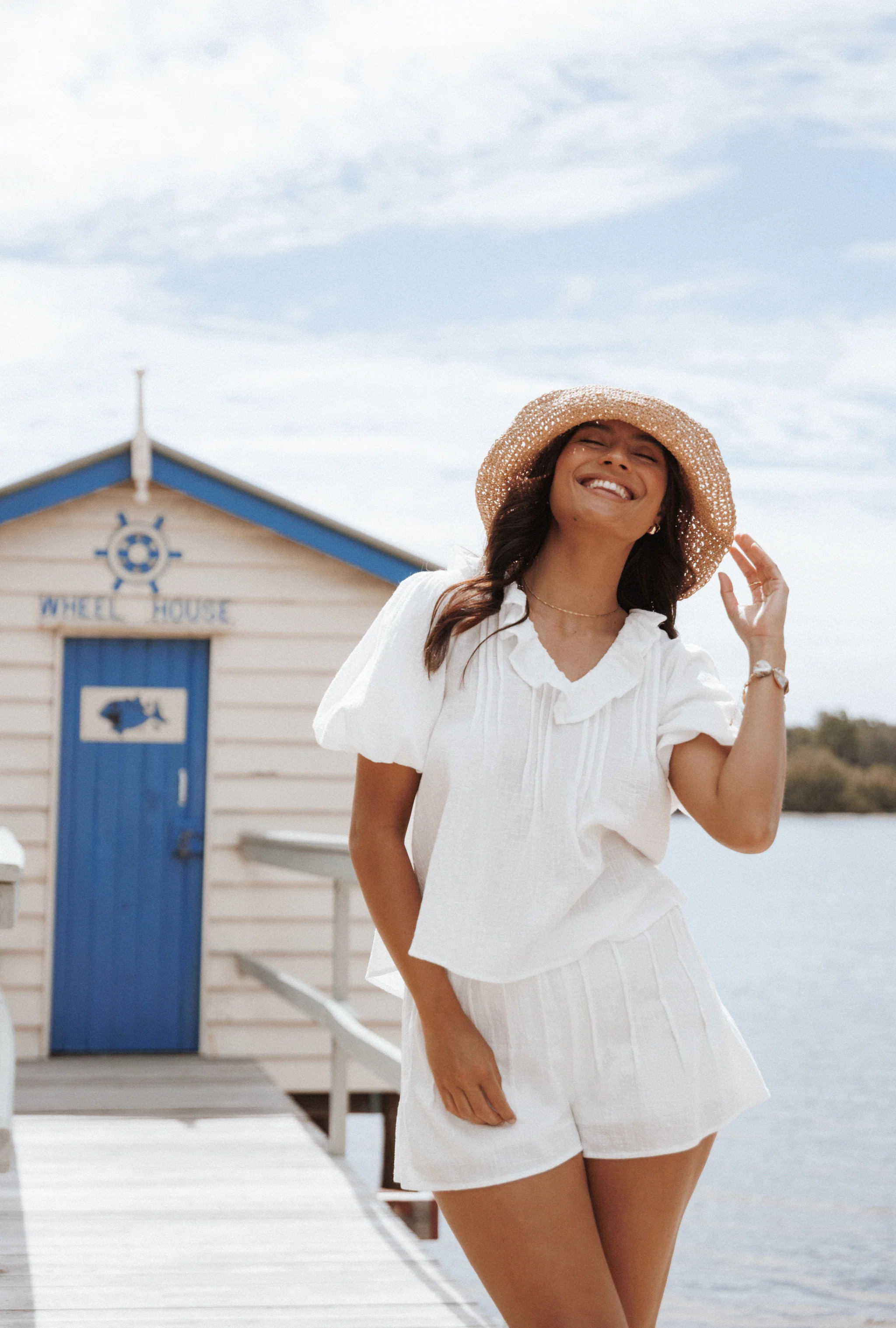 Felicity Short Set - White | Petal & Pup (US)