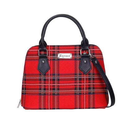 Signare USA Royal Stewart Tartan Red Convertible Top Handle Handbag | Target