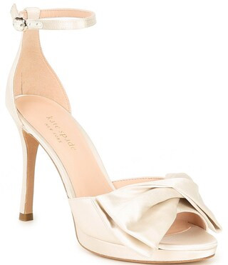 Bridal Bow Satin Dress Sandals | Dillard's