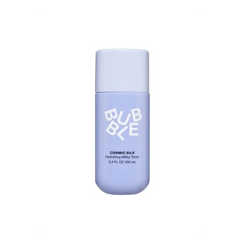 Bubble Skincare Cosmic Silk Hydrating Milky Toner - Ceramide-Rich Face Toner for Dry, Dehydrated Skin with Hyaluronic Acid, Maple Sap Water, Allantoin - Radiant, Glazed Look (100ml) | Amazon (US)