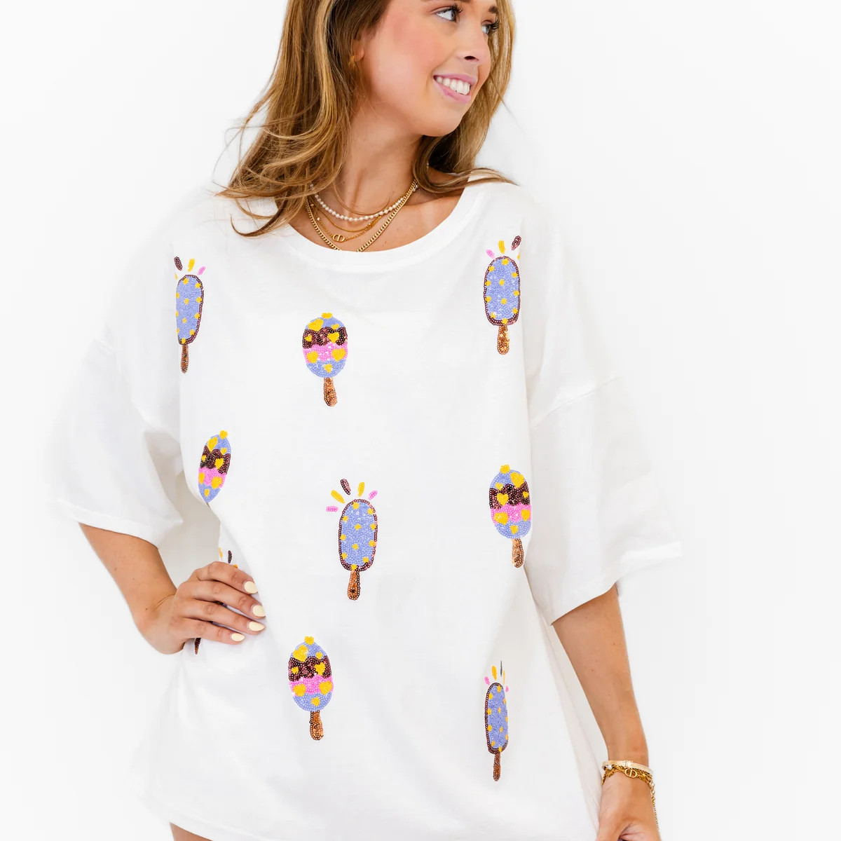 Sweet Treat Sparkle Tee | Whiskey Darling Boutique