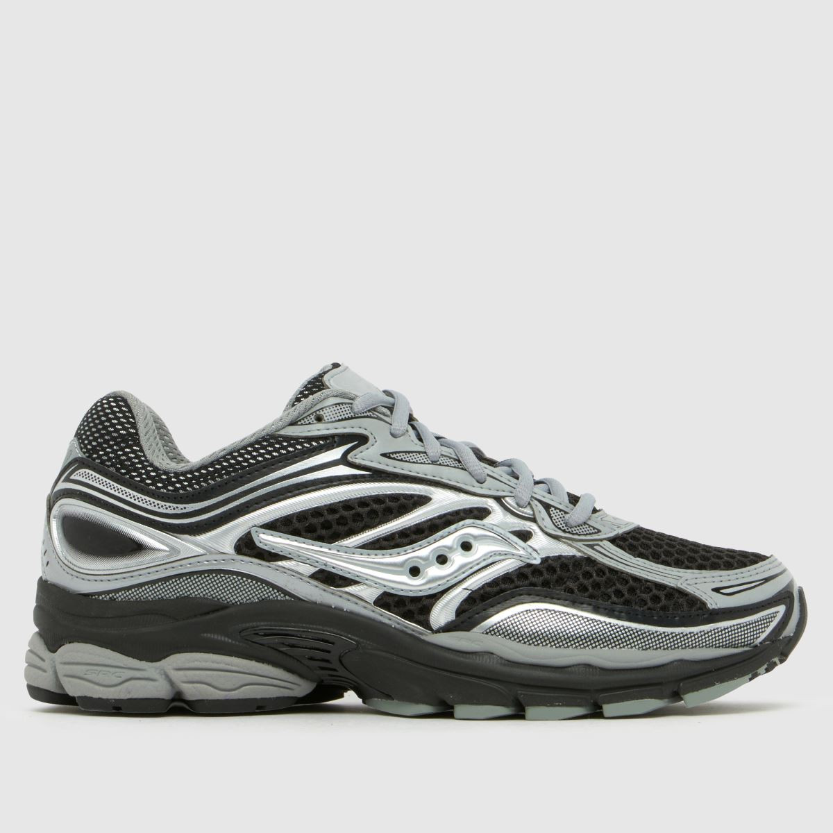 Womens Black & Silver Saucony ProgGrid Omni 9 OG Trainers | schuh | Schuh