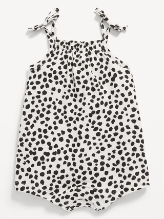 Tie-Bow One-Piece Romper for Baby | Old Navy (US)