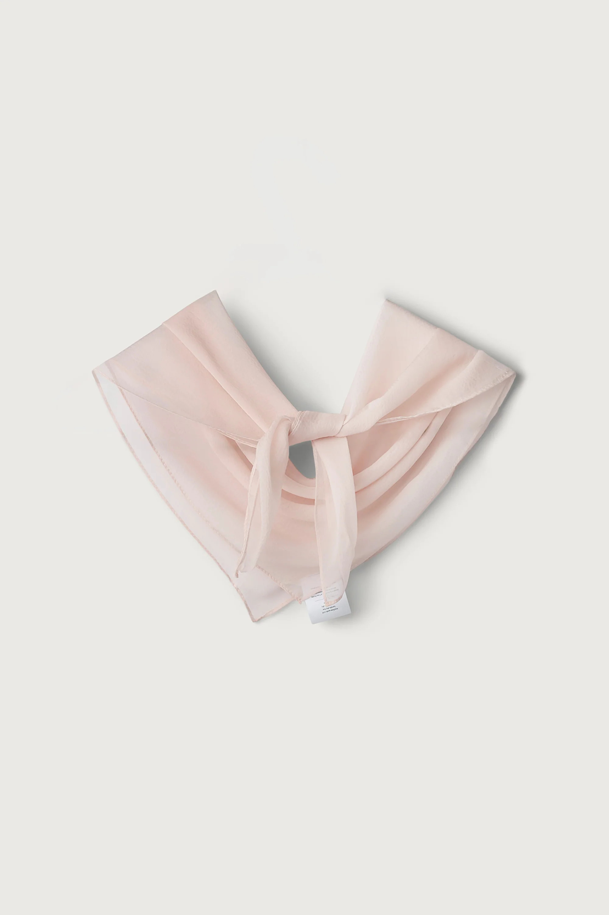 SILK SHEER SCARF Pink / One Size | OAK + FORT