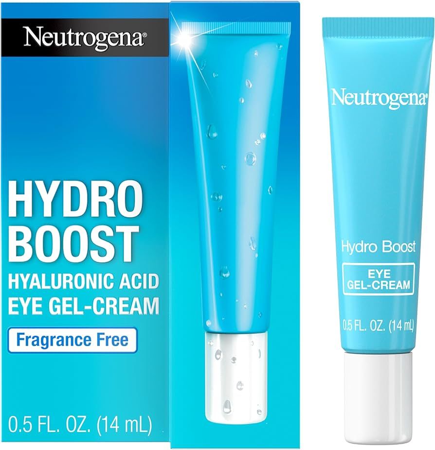 Neutrogena Hydro Boost Eye Cream, Under-Eye Moisturizer with Hyaluronic Acid, Fragrance Free and ... | Amazon (US)