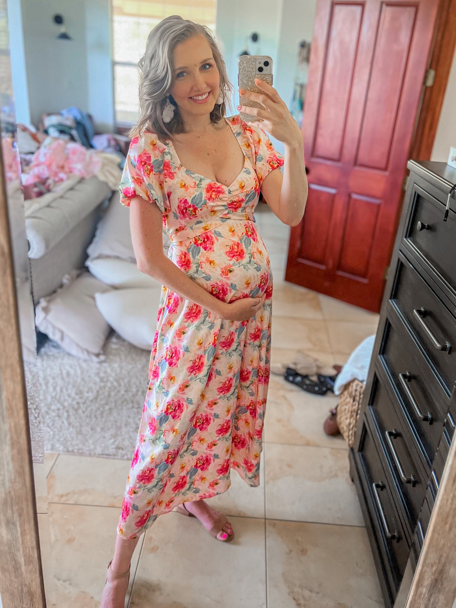 Maternity Spring Dress 🌷

#LTKSeasonal #LTKBump #LTKFindsUnder100